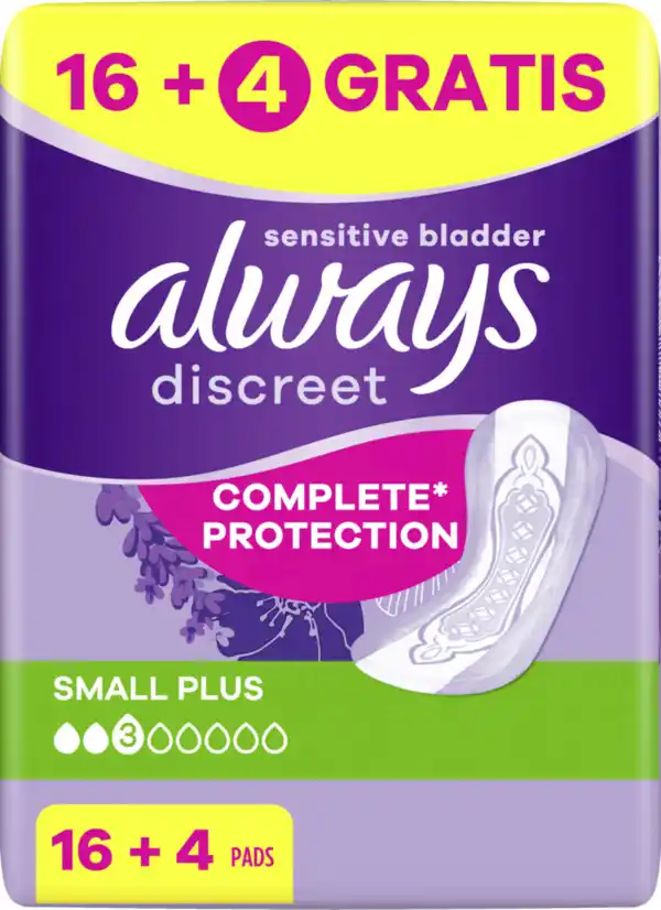 Bild 1 von Always Discreet Inkontinenz Small Plus 16+4