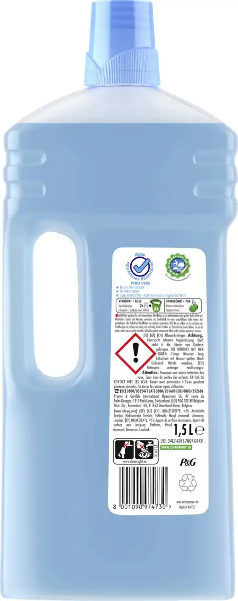 Bild 1 von Meister Proper Allzweckreiniger Natron, 1,5 L