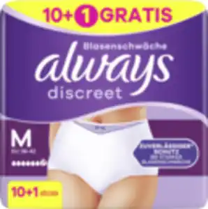 Always Discreet Inkontinenz Pants Plus M 10+1