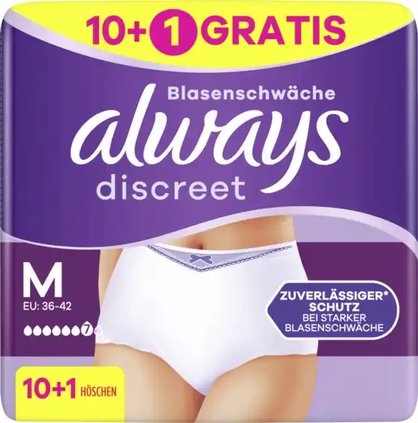 Bild 1 von Always Discreet Inkontinenz Pants Plus M 10+1