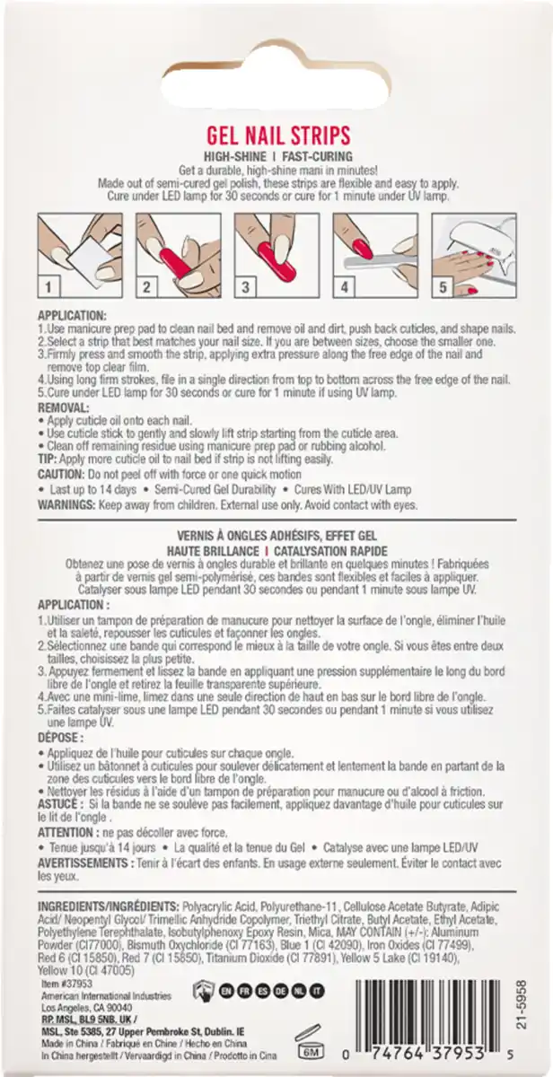 Bild 2 von ARDELL Nail Addict Gel Nail Strips Heartfelt