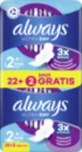 Always Ultra Day Binden Long mit Flügeln Big Pack + 2 Gratis