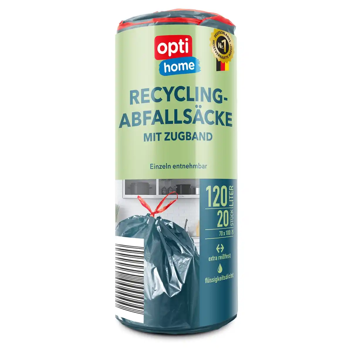 Bild 1 von OPTI HOME Abfallsäcke mit Zugband 120 l