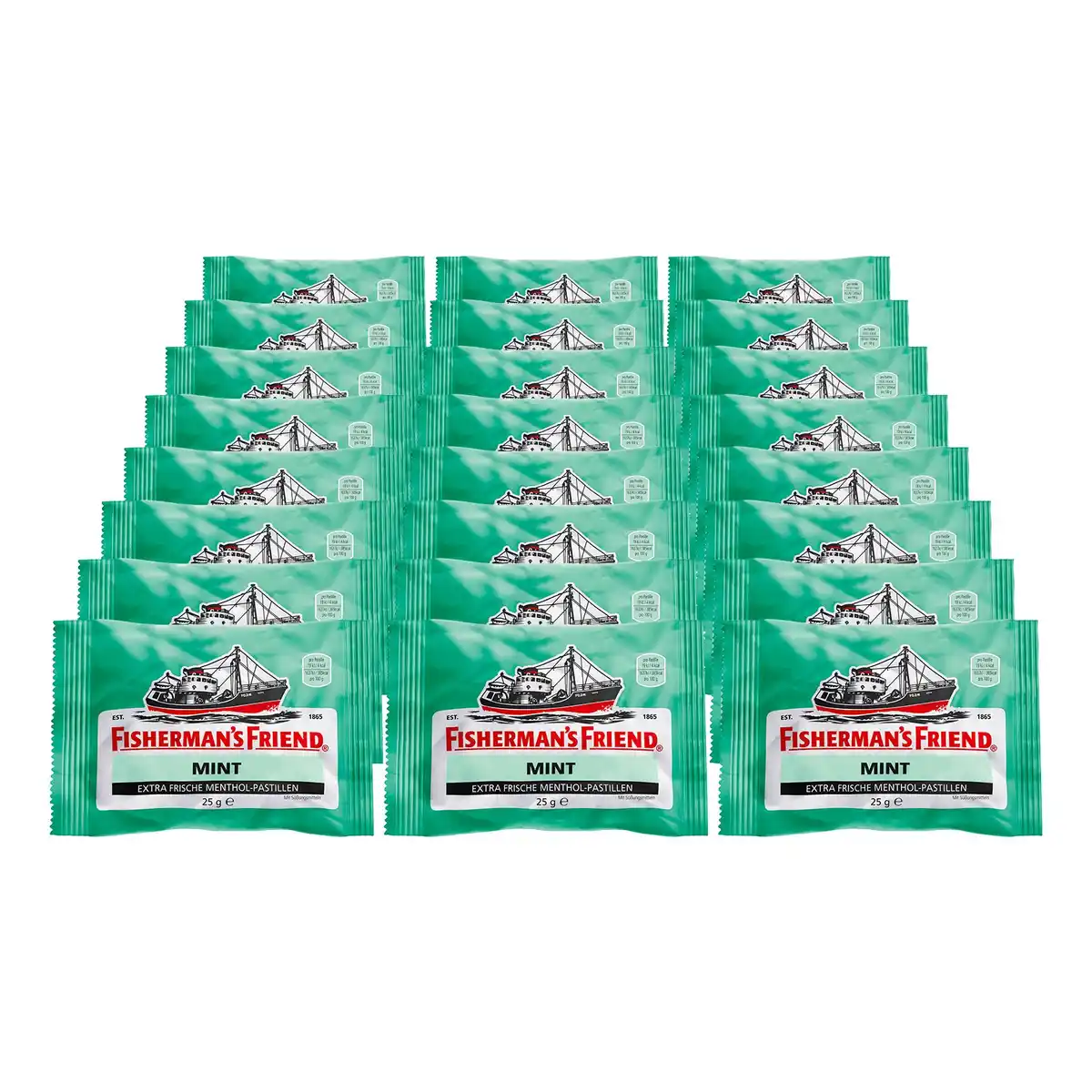 Bild 1 von Fishermans Friend Mint mit Zucker 25 g, 24er Pack