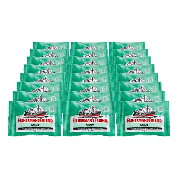 Bild 1 von Fishermans Friend Mint mit Zucker 25 g, 24er Pack