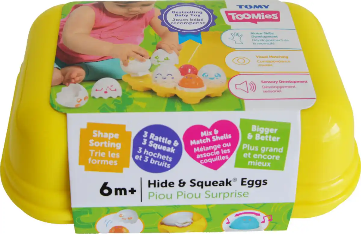 Bild 1 von TOMY Versteck & Quietsch Eier