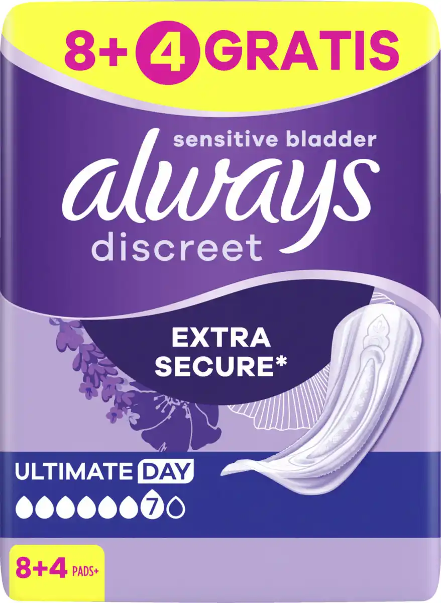 Bild 3 von Always Discreet Inkontinenz Ultimate Tag 8+4