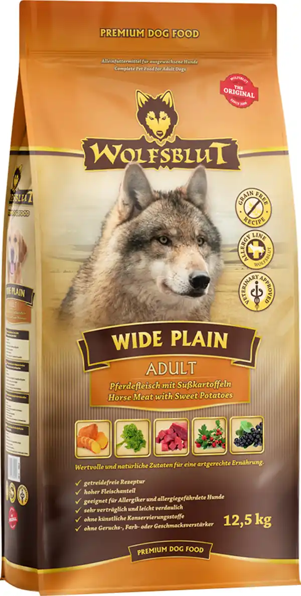 Bild 1 von Wolfsblut Hundefutter Wide Plain Adult, 12,5 kg