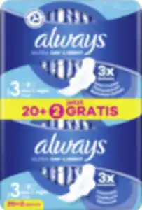 Always Ultra Day & Night Binden mit Flügeln Big Pack + 2 Gratis