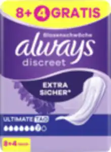 Always Discreet Inkontinenz Ultimate Tag 8+4