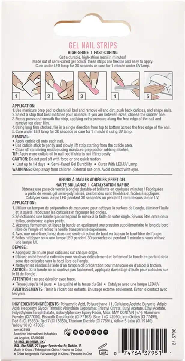 Bild 2 von ARDELL Nail Addict Gel Nail Strips Cupids Bow