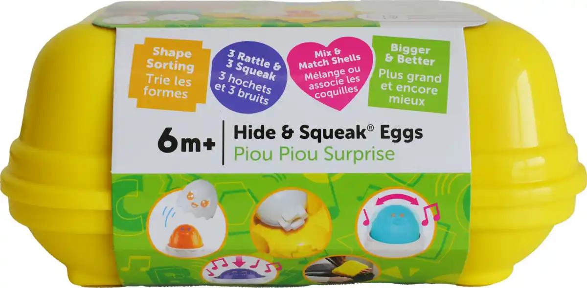 Bild 3 von TOMY Versteck & Quietsch Eier