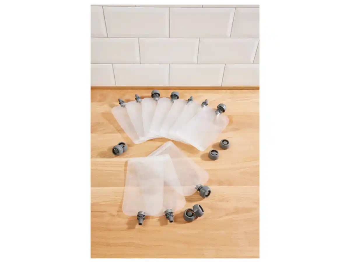 Bild 3 von lupilu® Wiederverwendbare Quetschbeutel \ Muttermilchbeutel \ Muttermilch-Aufbewahrungsbecher-Set \ Milchpulverbehälter-Set , BPA-frei