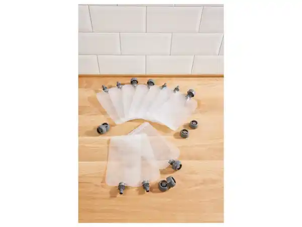 Bild 3 von lupilu® Wiederverwendbare Quetschbeutel \ Muttermilchbeutel \ Muttermilch-Aufbewahrungsbecher-Set \ Milchpulverbehälter-Set , BPA-frei