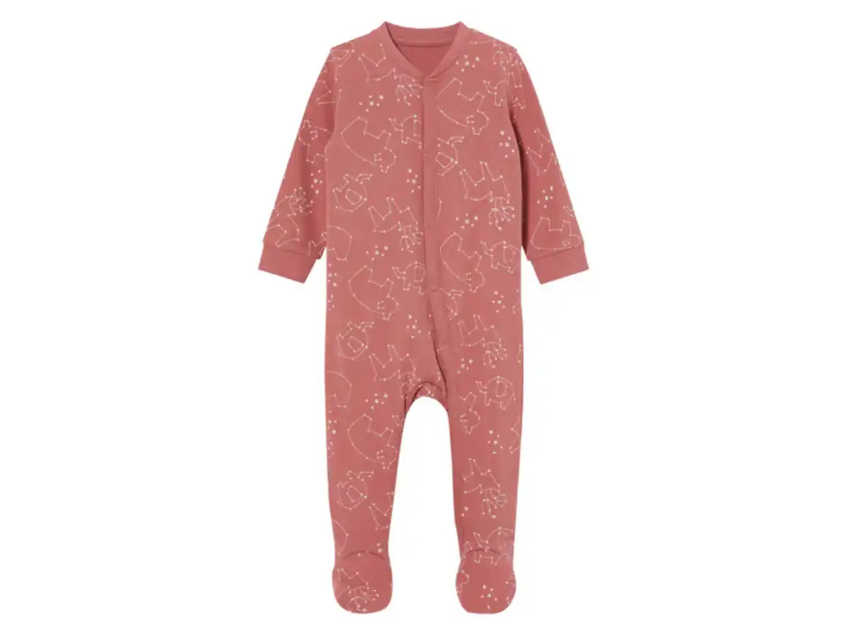 Bild 4 von lupilu® Baby Schlafoverall, mit Füßchen