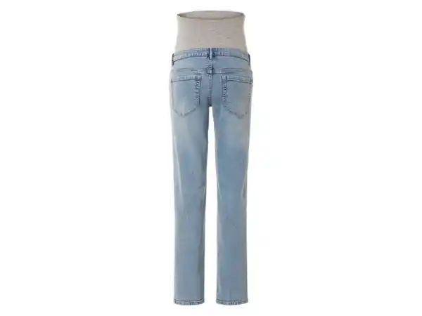 Bild 4 von esmara® Damen Umstandsjeans, Straight Fit, hoher Baumwollanteil