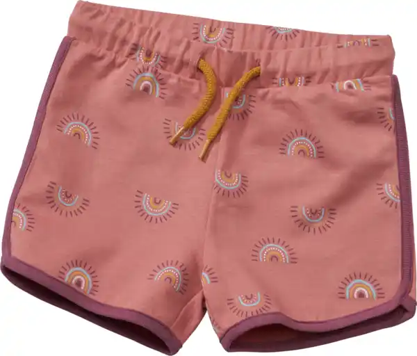 Bild 1 von ALANA Shorts mit Regenbogen-Muster & Stretch, rosa , Gr. 98