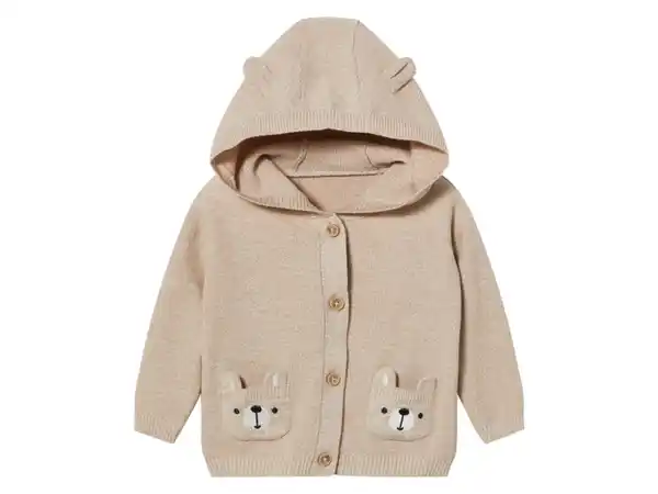 Bild 2 von lupilu® Baby Strickjacke, aufgesetzte Taschen mit Stickerei