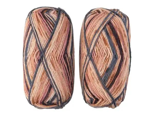 Bild 2 von crelando® 4-fädige Sockenwolle „Anika“, inkl. Socken-Strickanleitung