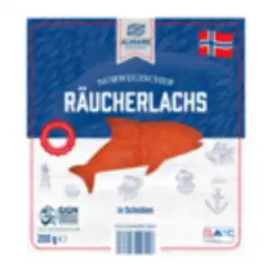 ALMARE Norwegischer Räucherlachs 200g