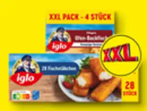 Iglo Fisch-/Backfisch-Stäbchen/Filegro Ofen-Backfisch XXL