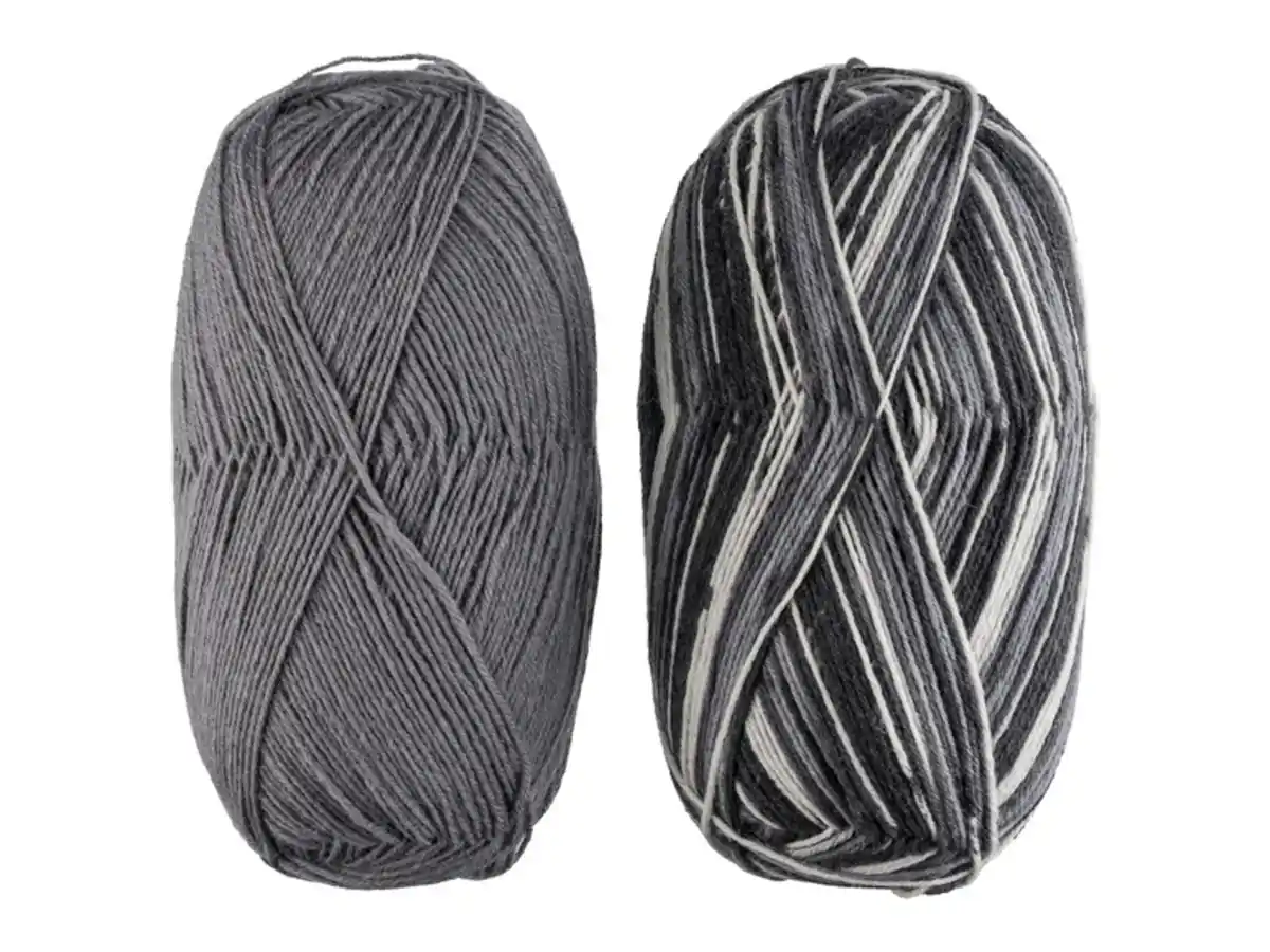 Bild 2 von crelando® 4-fädige Sockenwolle „Anika“, inkl. Socken-Strickanleitung