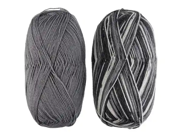 Bild 2 von crelando® 4-fädige Sockenwolle „Anika“, inkl. Socken-Strickanleitung