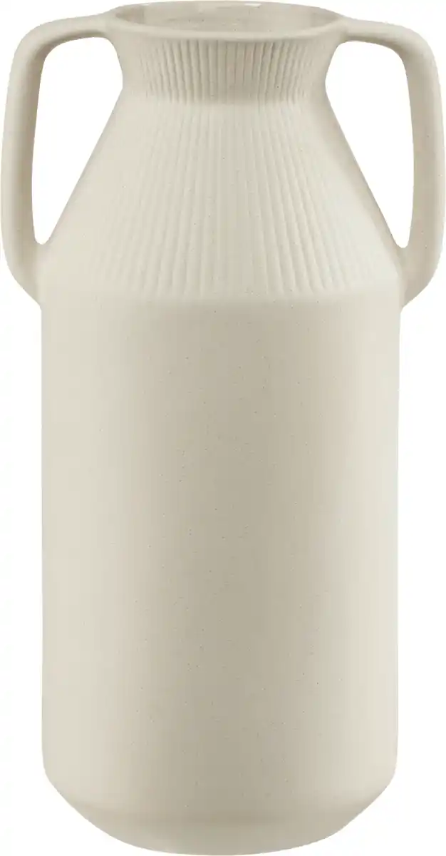 Bild 1 von Dekorieren & Einrichten Vase aus Porzellan mit Henkel, offwhite (24,6x12,9x10,4cm)