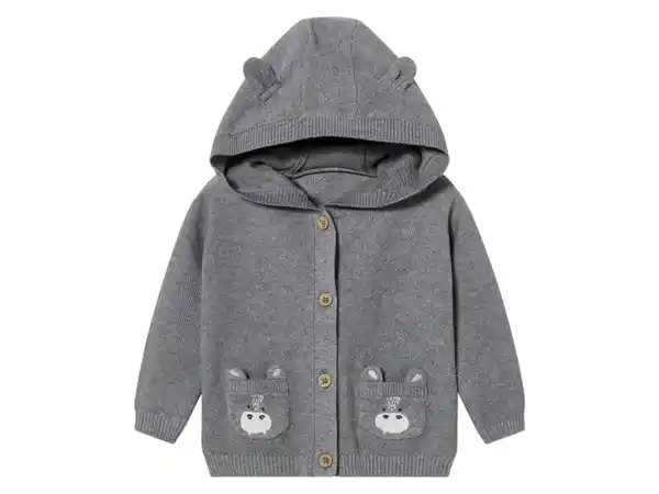 Bild 4 von lupilu® Baby Strickjacke, aufgesetzte Taschen mit Stickerei