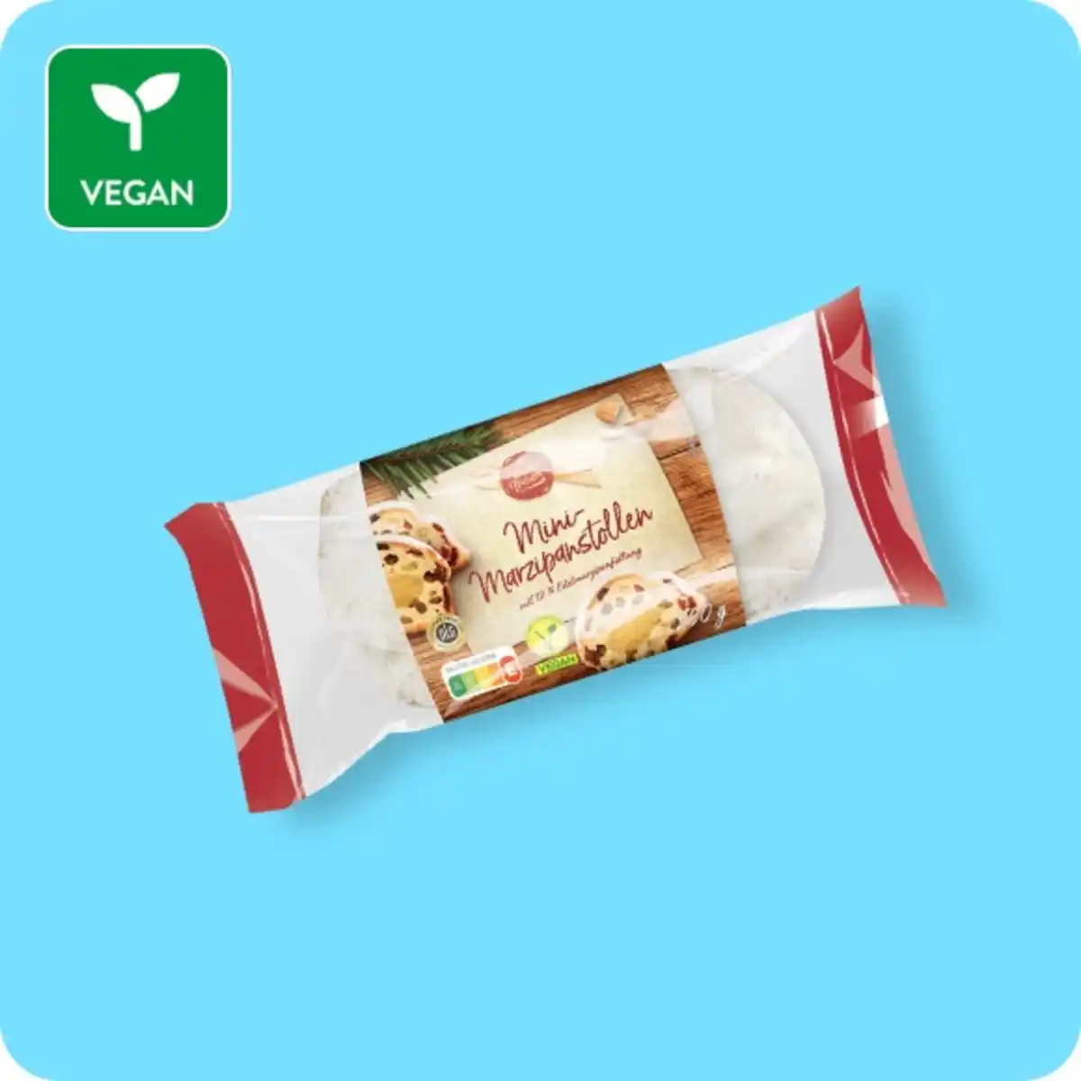 Bild 1 von WINTERTRAUM Mini-Stollen, Butterstollen (9 % Butter) oder Marzipanstollen (12 % Marzipan