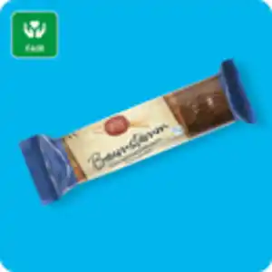 WINTERTRAUM Nougat-Baumstamm, Edelmarzipan und Edelnougat in Milchschokolade