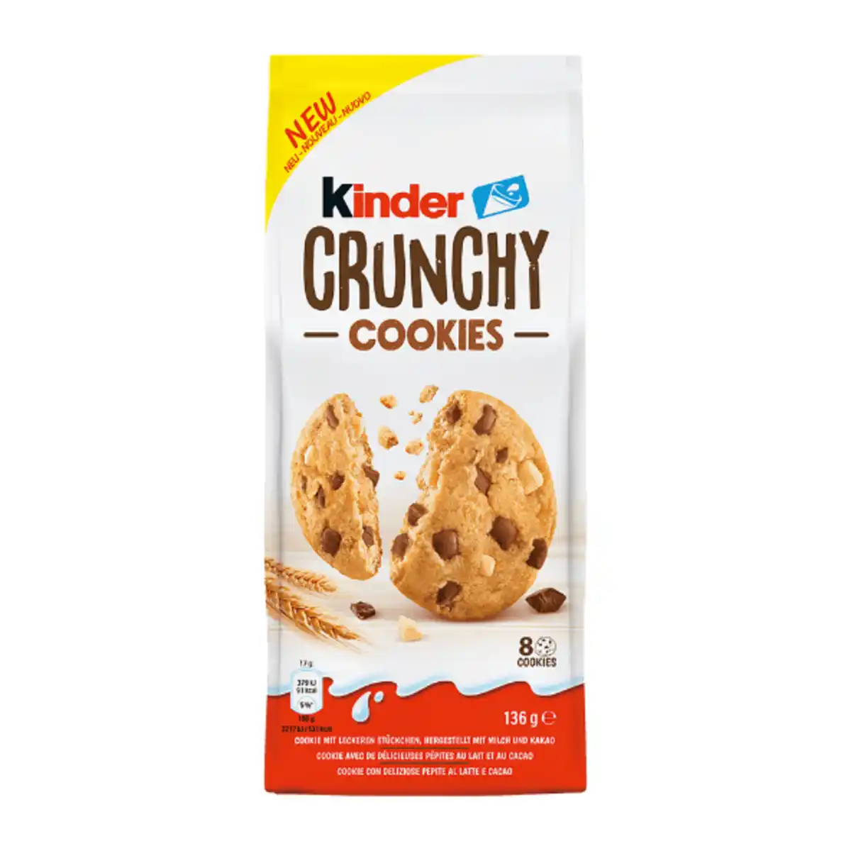 Bild 1 von FERRERO Kinder Crunchy Cookies 136g