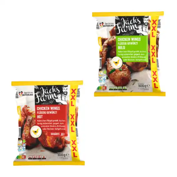 Bild 1 von JACK’S FARM Chicken Wings XXL 1000g