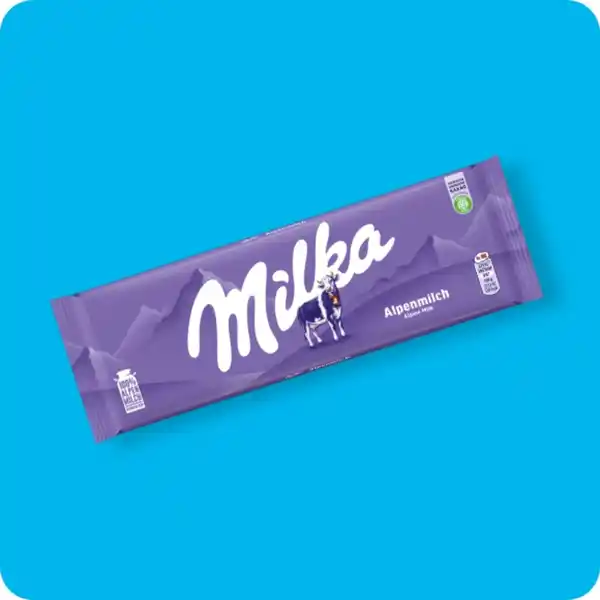 Bild 1 von MILKA Große Tafelschokolade, Alpenmilch oder Nussini