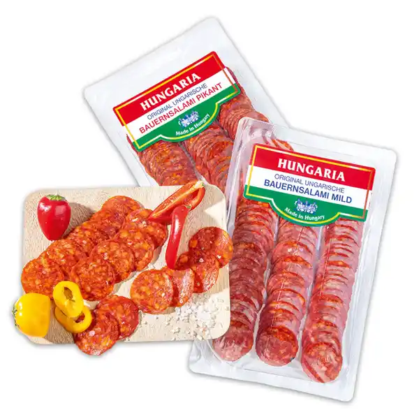 Bild 1 von Hungaria Original ungarische Bauernsalami