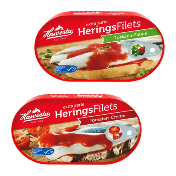 Bild 1 von HAWESTA Heringsfilets 200g