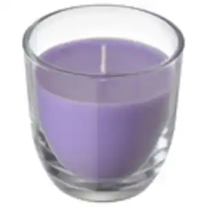 GOLIATTUJA Duftkerze im Glas, Lavendel/lila 20 Std.