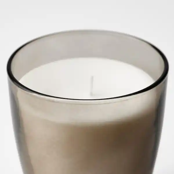 Bild 4 von LINDLÖNNSKOG Duftkerze im Glas, Vanille/grau 50 Std.