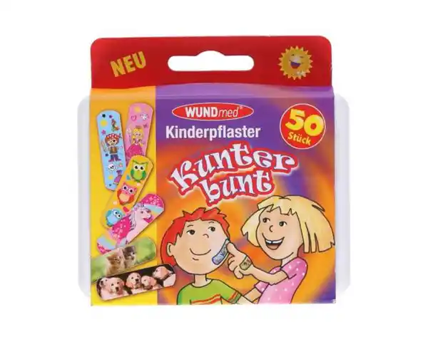 Bild 1 von WUNDmed®  Kinderpflaster Pflasterbox 63 x 19 mm 50er