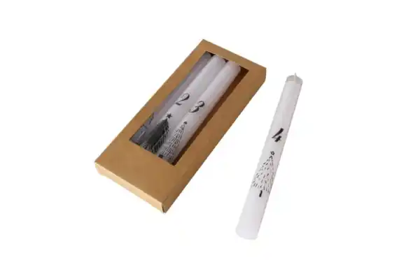 Bild 2 von Stabkerzen Ada, weiß/schwarz