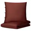 Bild 1 von KRITSUGA Bettwäsche-Set, 2-teilig, braunrot 140x200/80x80 cm