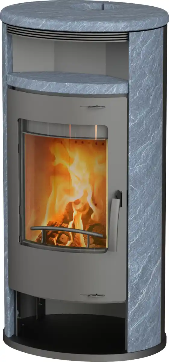 Bild 1 von Thermia Kaminofen Passat Naturstein grau 7 kW