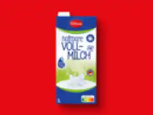 Milbona haltbare Vollmilch,  1 l