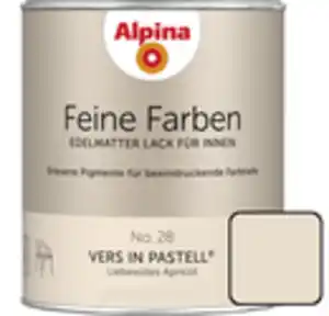 Alpina Feine Farben Lack No. 28 Vers in Pastell  apricot edelmatt 750 ml