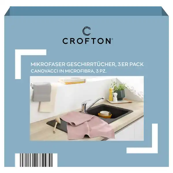 Bild 1 von CROFTON Mikrofaser Geschirrtücher 3er-Pack