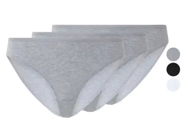 Bild 1 von esmara® Damen Slips, 3 Stück, mit Bio-Baumwolle