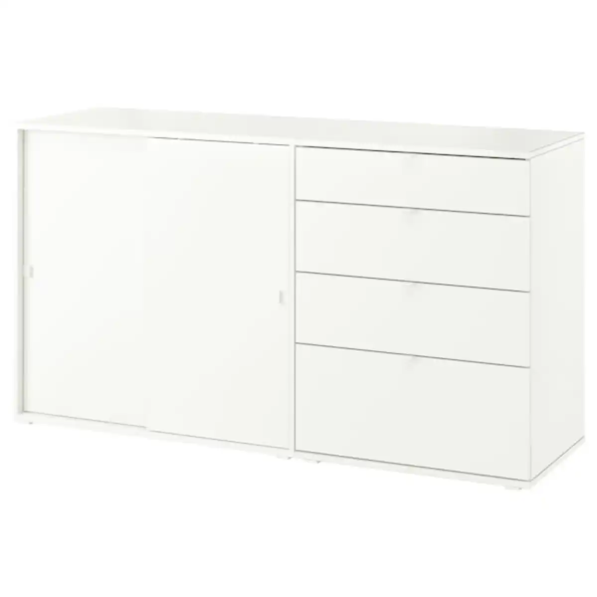 Bild 1 von VIHALS Aufbewahrungskombi, weiß 165x47x90 cm