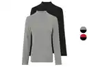 Bild 1 von esmara® Damen Rollkragen-Langarmshirts, 2 Stück, gerippt