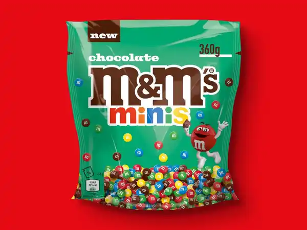 Bild 1 von M&M’s Minis Chocolate,  360 g