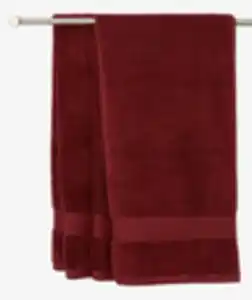 Badetuch KARLSTAD 70x140 bordeaux KRONBORG